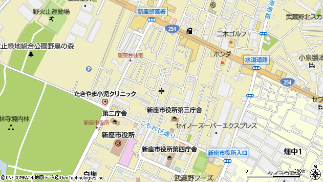 〒352-0011 埼玉県新座市野火止の地図