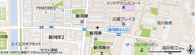 東京都板橋区新河岸1丁目4周辺の地図