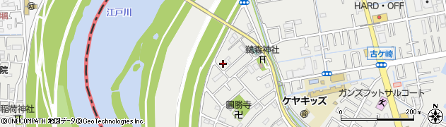 千葉県松戸市古ケ崎222周辺の地図