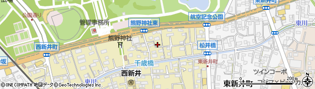 埼玉県所沢市西新井町16周辺の地図