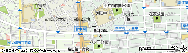 東京都足立区保木間3丁目2周辺の地図