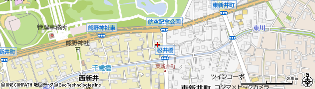 埼玉県所沢市西新井町13周辺の地図