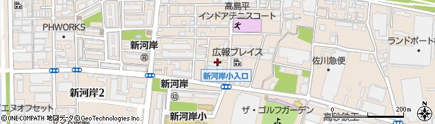 東京都板橋区新河岸1丁目6周辺の地図
