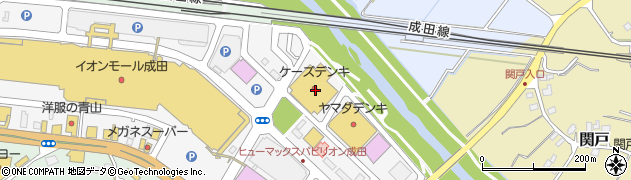 パソコンクリニック　成田店内店周辺の地図