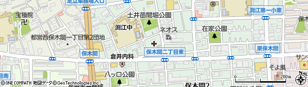 東京都足立区保木間3丁目8周辺の地図