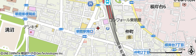 朝霞治療院周辺の地図