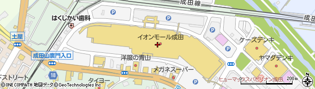 みずほ銀行イオン成田ショッピングセンター ＡＴＭ周辺の地図