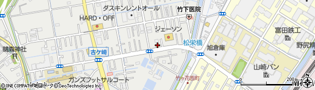 ファミリーマート古ヶ崎二丁目店周辺の地図
