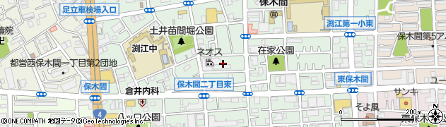 東京都足立区保木間3丁目16周辺の地図