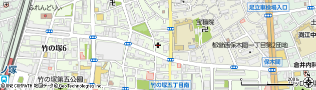 たねなか　竹ノ塚店周辺の地図