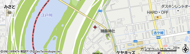 千葉県松戸市古ケ崎234周辺の地図