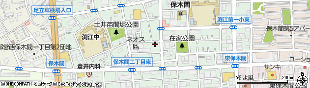 東京都足立区保木間3丁目16-9周辺の地図