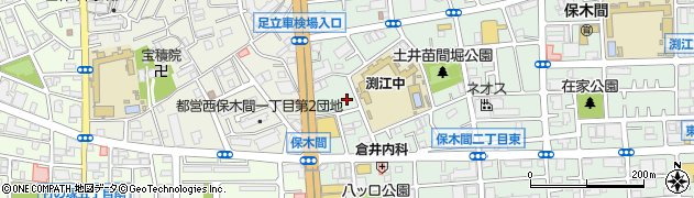 東京都足立区保木間3丁目3-3周辺の地図