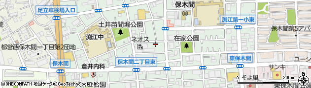 東京都足立区保木間3丁目16-8周辺の地図