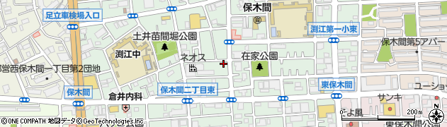 東京都足立区保木間3丁目16-10周辺の地図