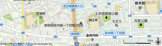 東京都足立区保木間3丁目3周辺の地図