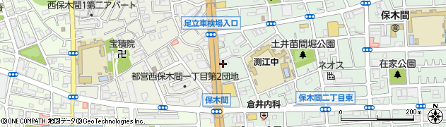 東京都足立区保木間3丁目3-4周辺の地図
