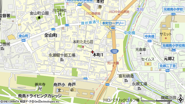 〒332-0012 埼玉県川口市本町の地図