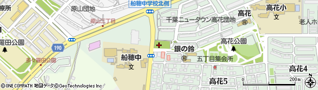 高花西児童公園周辺の地図