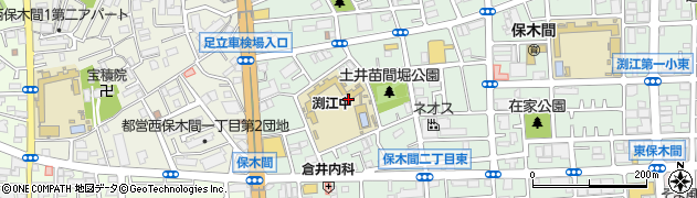 東京都足立区保木間3丁目6-6周辺の地図