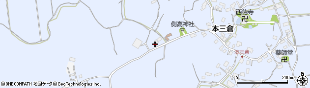 千葉県香取郡多古町本三倉754周辺の地図