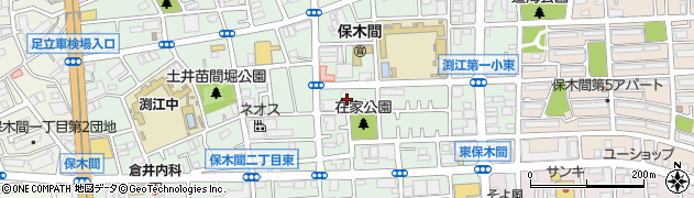 東京都足立区保木間3丁目24周辺の地図