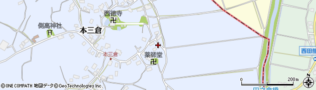 千葉県香取郡多古町本三倉227周辺の地図