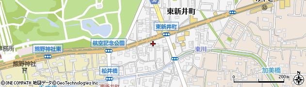 埼玉県所沢市東新井町317周辺の地図