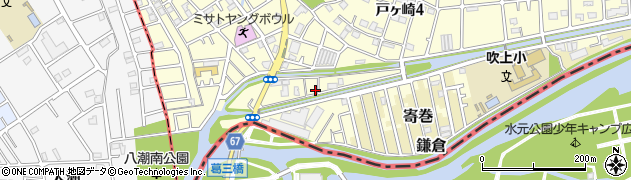 埼玉県三郷市戸ヶ崎980-3周辺の地図