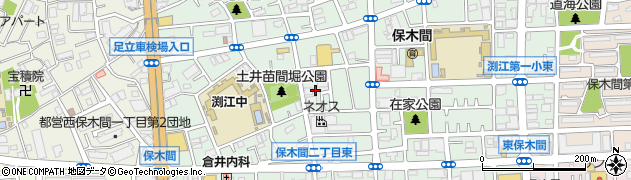 東京都足立区保木間3丁目15周辺の地図