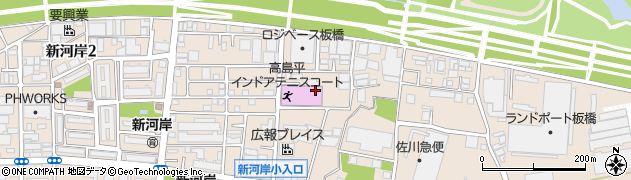 東京都板橋区新河岸1丁目16周辺の地図