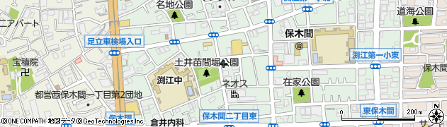 東京都足立区保木間3丁目15-5周辺の地図