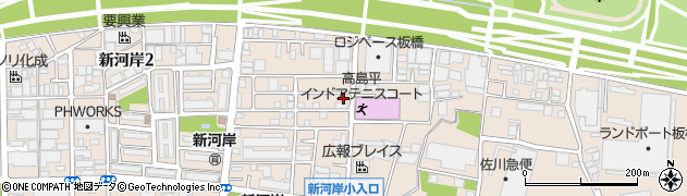 東京都板橋区新河岸1丁目21-15周辺の地図