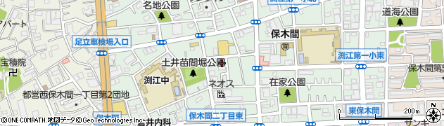 東京都足立区保木間3丁目15-9周辺の地図
