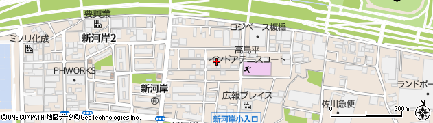 東京都板橋区新河岸1丁目21-11周辺の地図