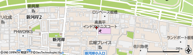 東京都板橋区新河岸1丁目21-16周辺の地図
