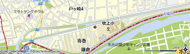 埼玉県三郷市戸ヶ崎2921周辺の地図
