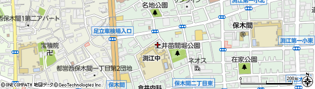 東京都足立区保木間3丁目6-13周辺の地図