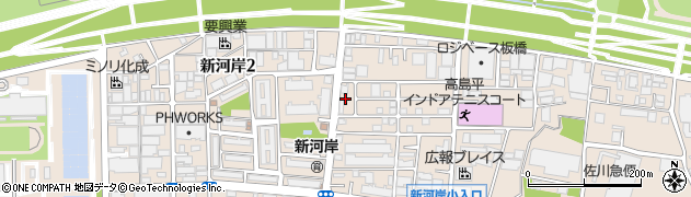 東京都板橋区新河岸1丁目19周辺の地図