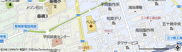 ベルク青梅今井店周辺の地図