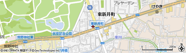 埼玉県所沢市東新井町315周辺の地図