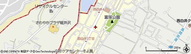 千葉県白井市西白井2丁目周辺の地図