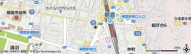松屋 朝霞店周辺の地図
