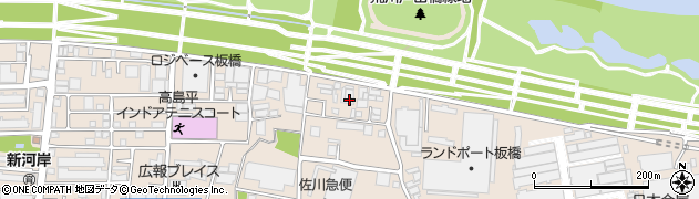 東京都板橋区新河岸1丁目13周辺の地図