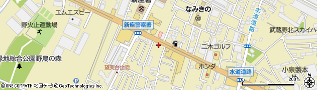 吉野家 ２５４号線新座店周辺の地図