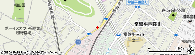 千葉県松戸市金ケ作64-3周辺の地図