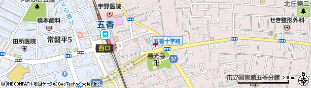 千葉県松戸市金ケ作423周辺の地図