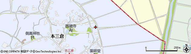 千葉県香取郡多古町本三倉234周辺の地図