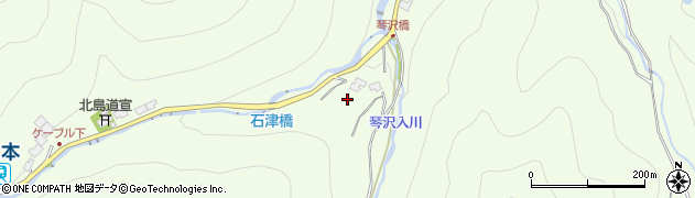 東京都青梅市御岳周辺の地図