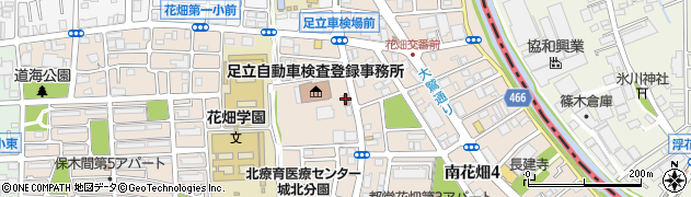 自動車技術総合機構（独立行政法人）　関東検査部足立事務所周辺の地図